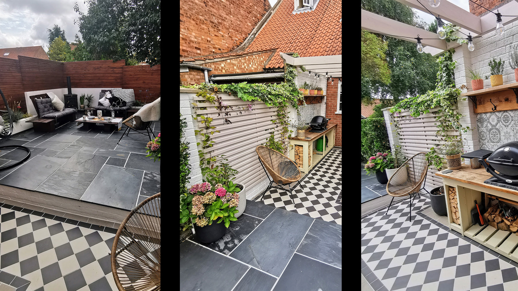 Slatted Fence & K-Rend Planters Garden Transformation