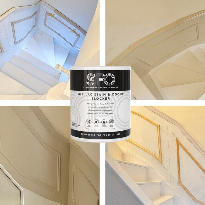 SPO Shellac Stain and Odour blocker Blocking Pen and Marker stains on walls