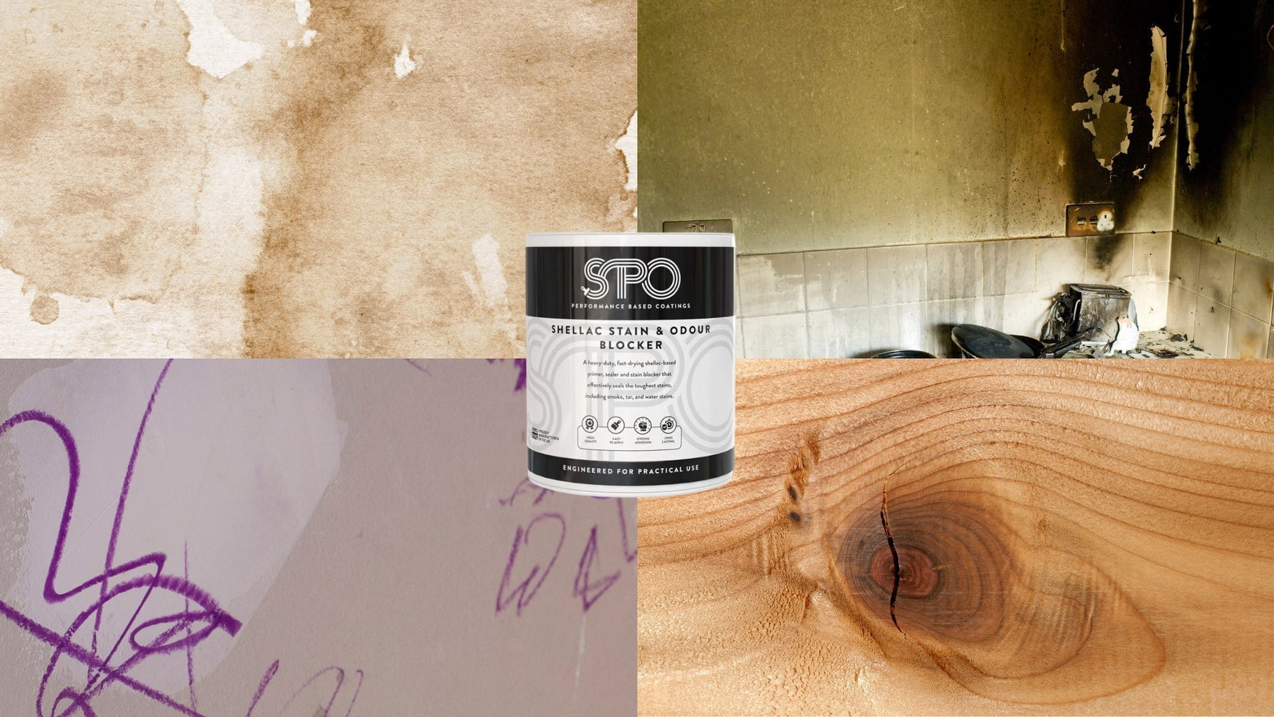The Best Stain and Odour Blocking Primer: SPO Shellac Stain & Odour Blocker