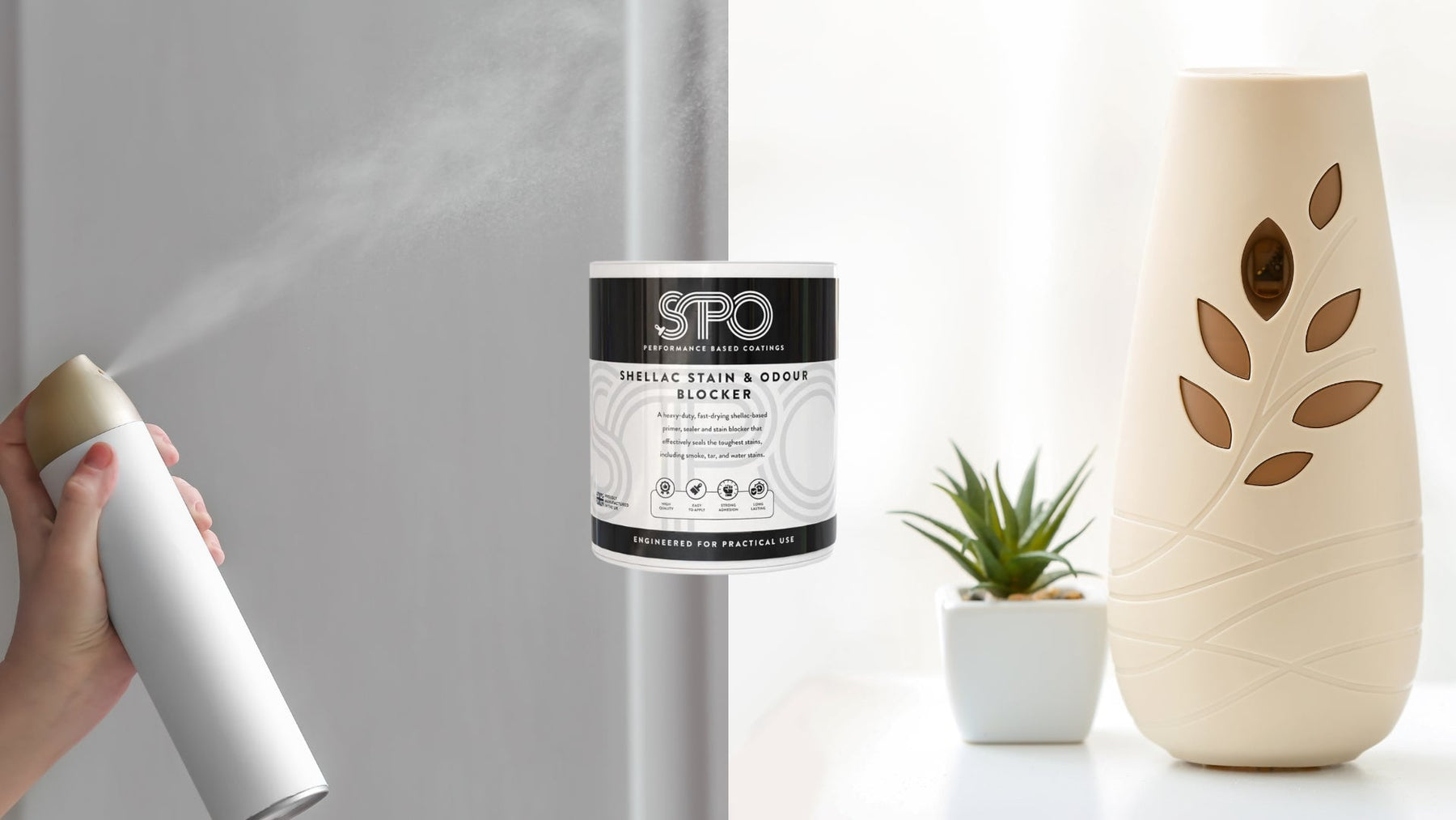 The Best Odour Blocking Primer: SPO Shellac Stain & Odour Blocker