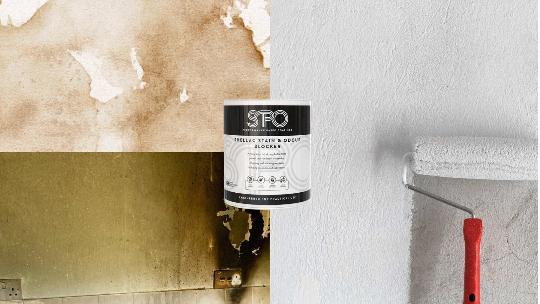 The Best Stain Blocking Primer: SPO Shellac Stain & Odour Blocker