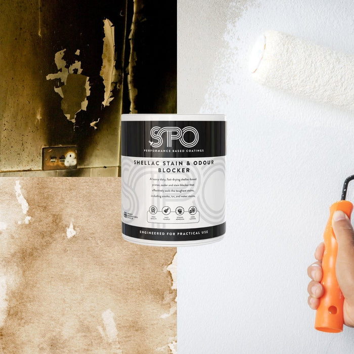 How to Cover Stubborn Stains with SPO Shellac Stain & Odour Blocker