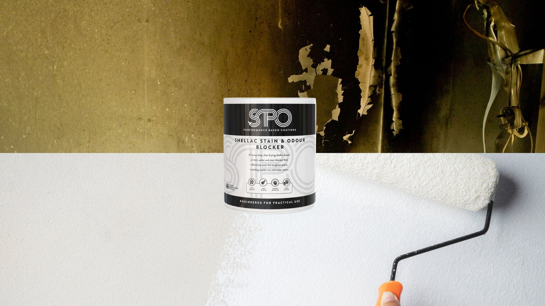 How to Cover Smoke Damage with SPO Shellac Stain & Odour Blocker