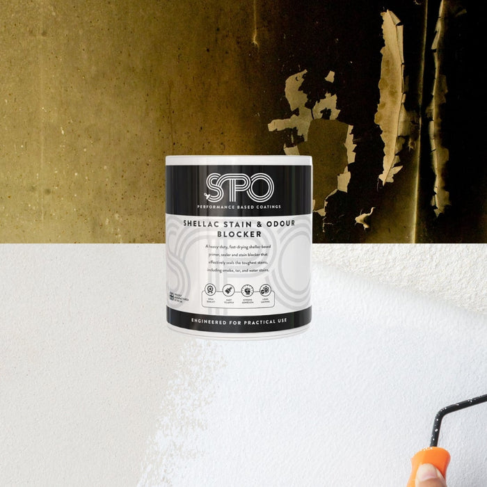 How to Cover Smoke Damage with SPO Shellac Stain & Odour Blocker