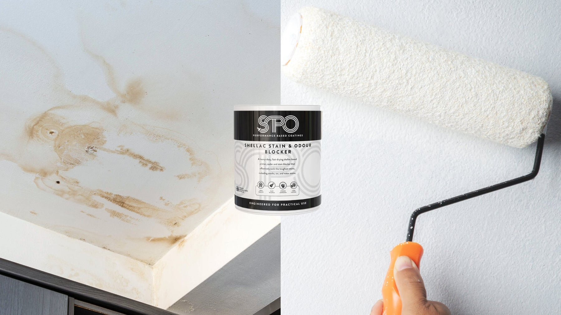 The Best Paint for Blocking Water Stains: SPO Shellac Stain & Odour Blocker