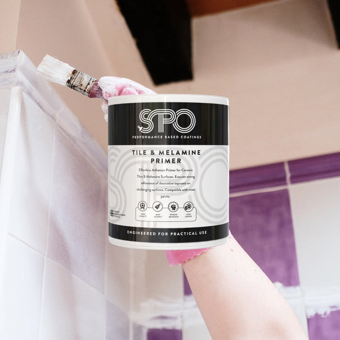 Painting Wall tiles With SPO Tile and Melamine Primer