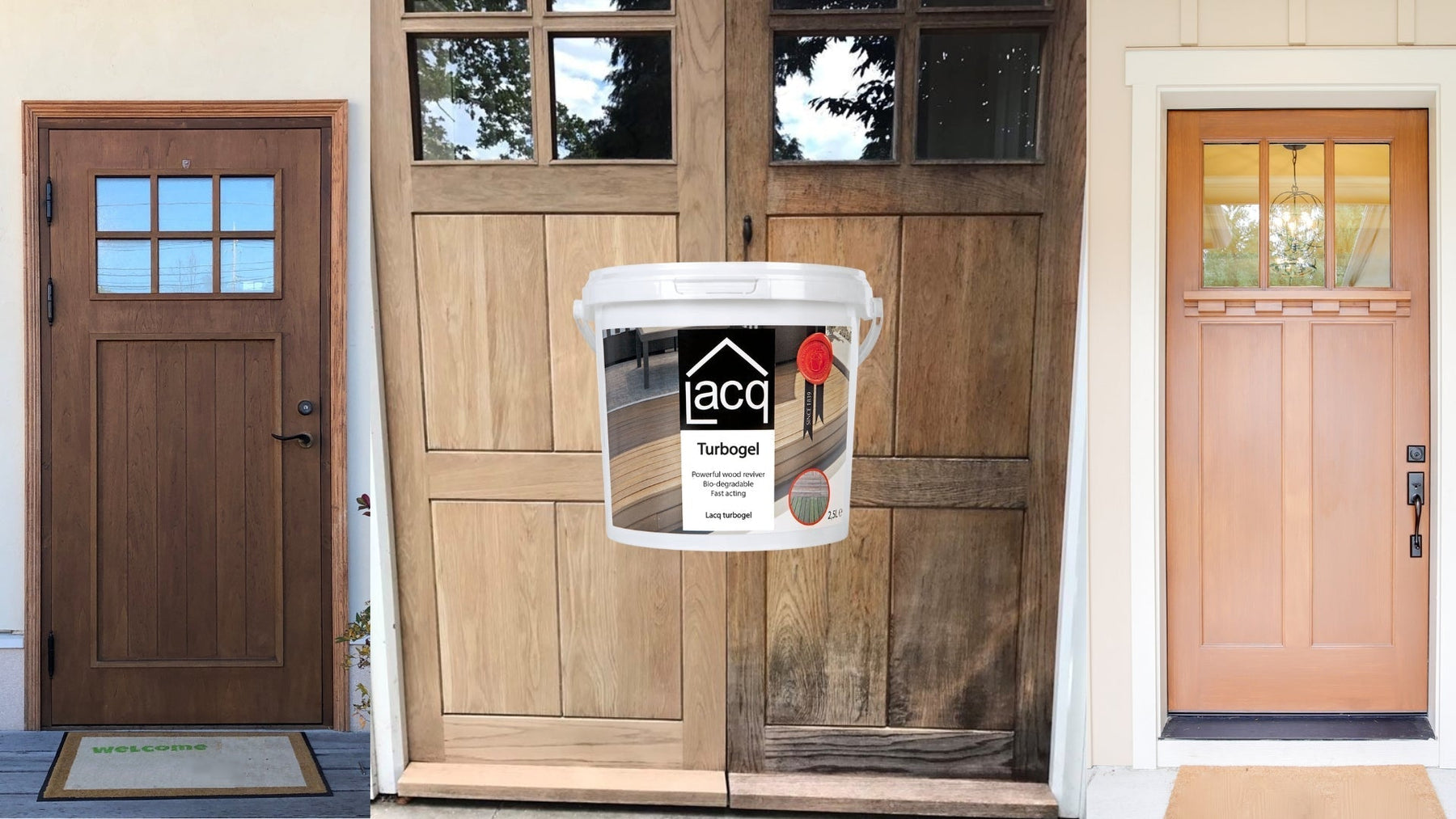 How to Restore a Weathered Door with Lacq Turbogel