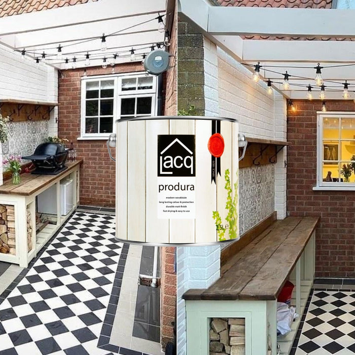 Brighten Your Pergola & Trellis with White Clay Lacq Produra: A UK Garden Makeove
