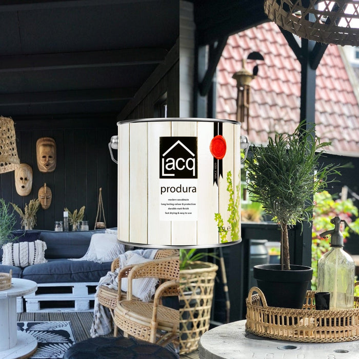 Elevate Your Pergola with Black Lacq Produra: A Bold & Eco-Friendly Finish