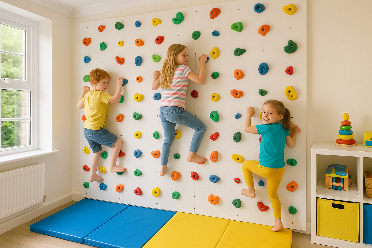Kids Climbing Walls: Creating a Safe Indoor Play Space at Home