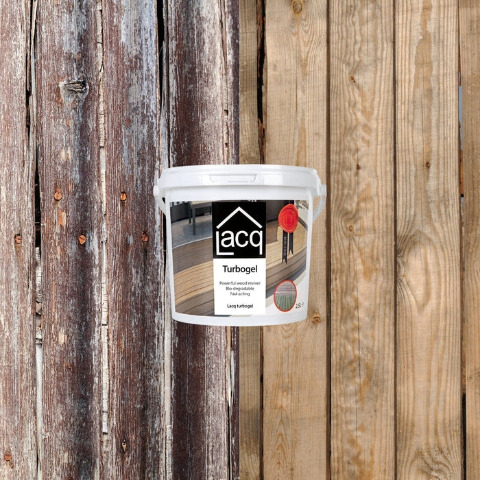 How to Restore a Weathered Fence with Lacq Turbogel