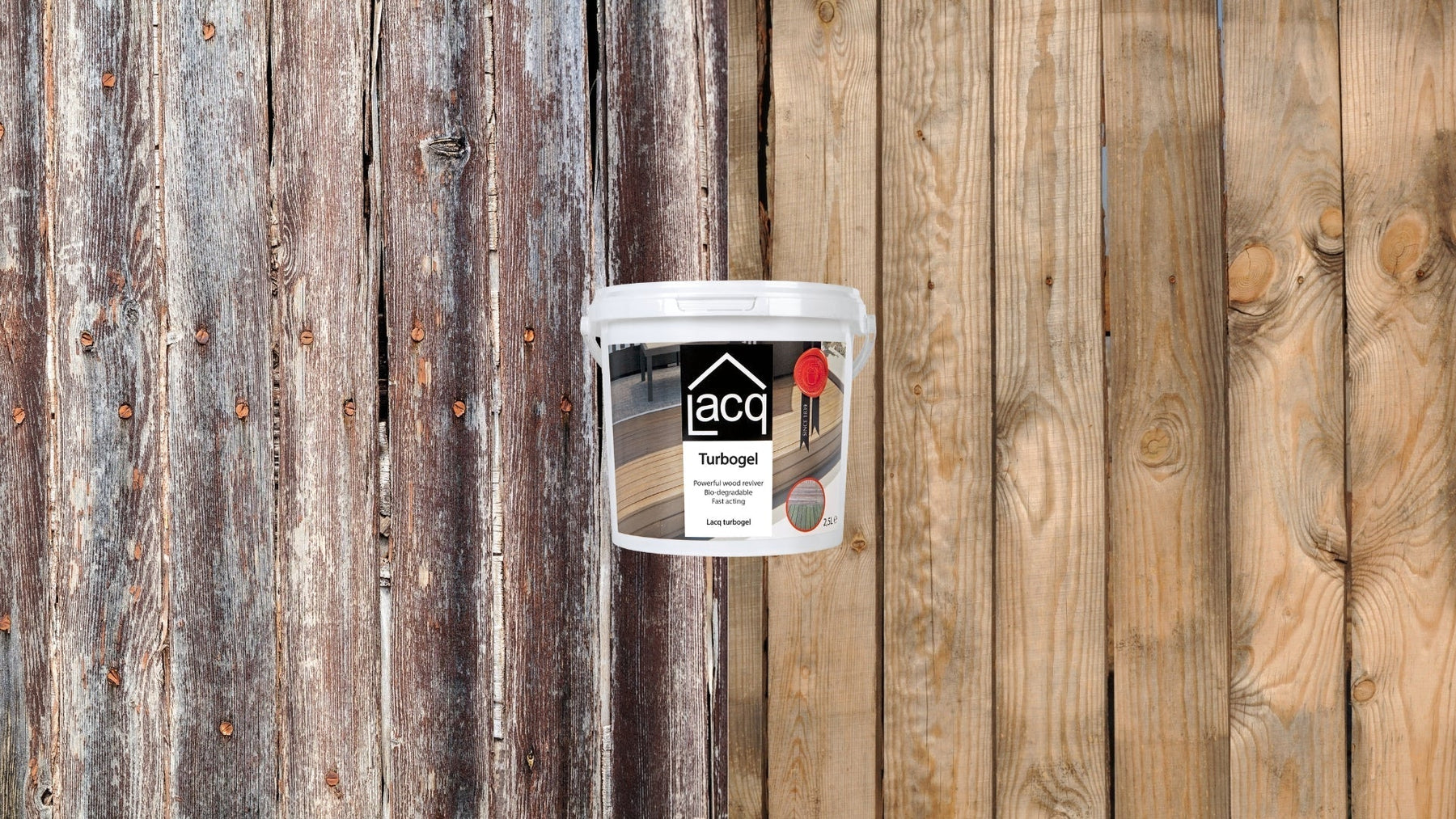 Lacq Turbogel The Best Weathered wood Cleaner