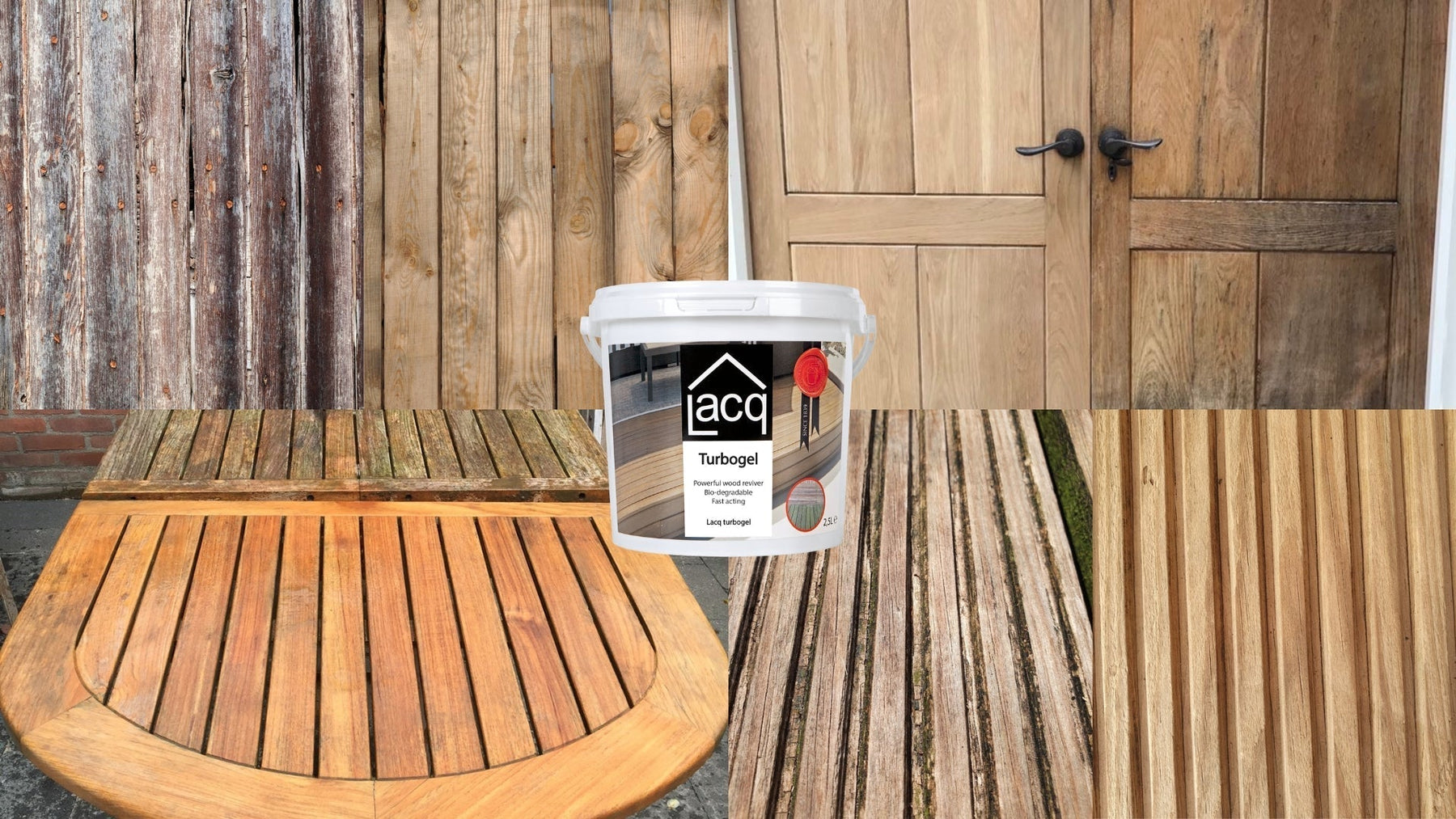 How To Clean Weathered Wood - Lacq Turbogel