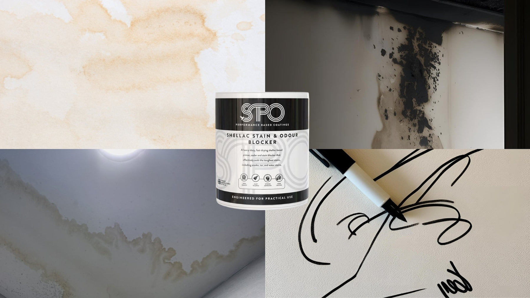 The Best Heavy‑Duty Stain Blocker: SPO Shellac Stain & Odour Blocker