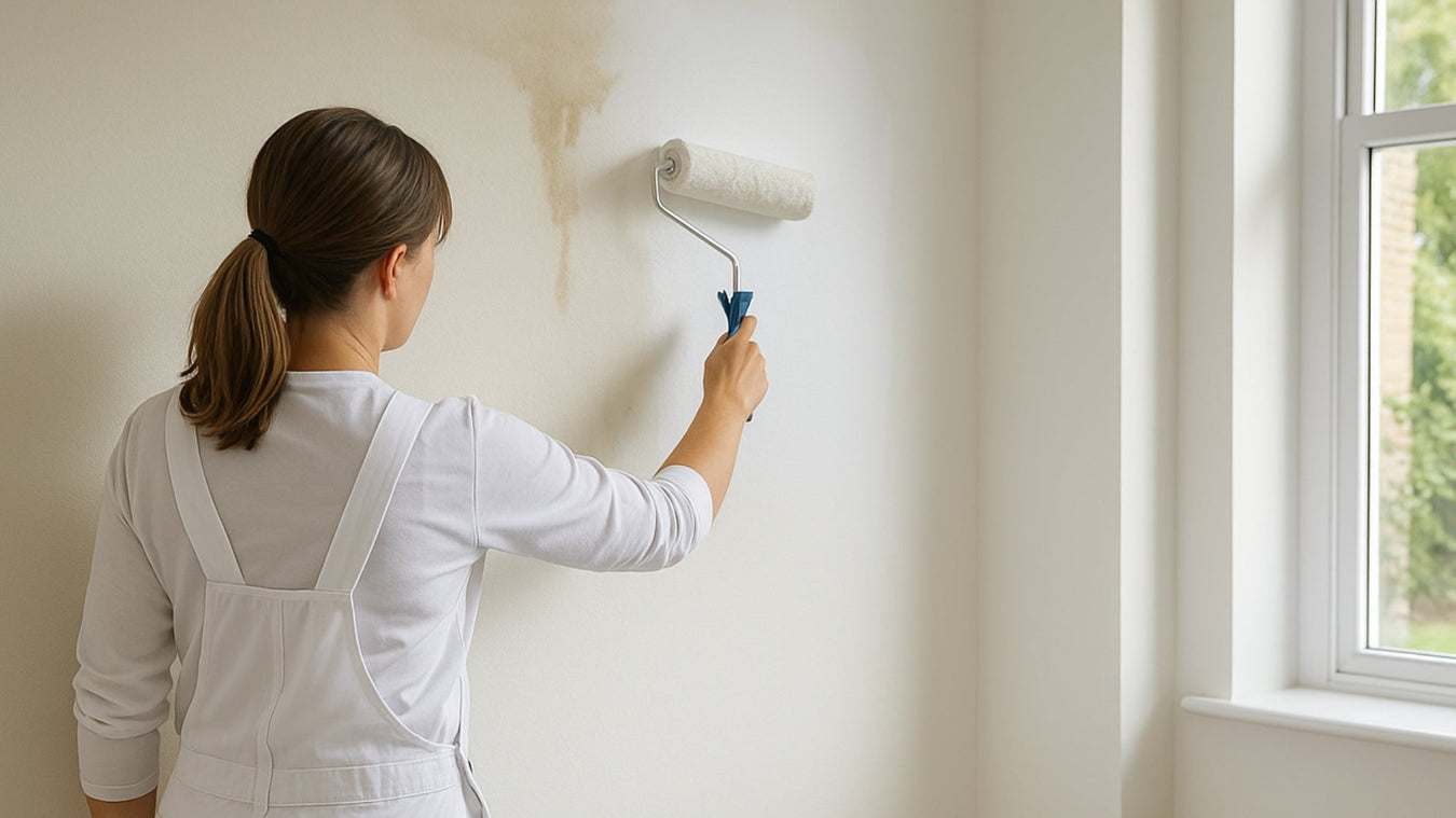 Covering a Water Stain With SPO Stain Block Primer