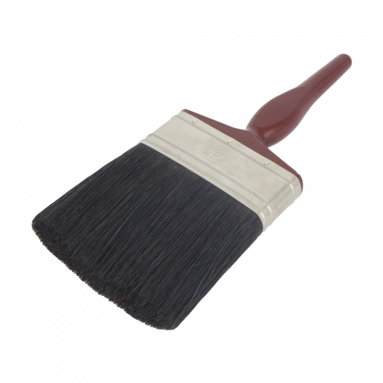 3" Inch High Quality Paint Brush front view showing bristle shape and handle.