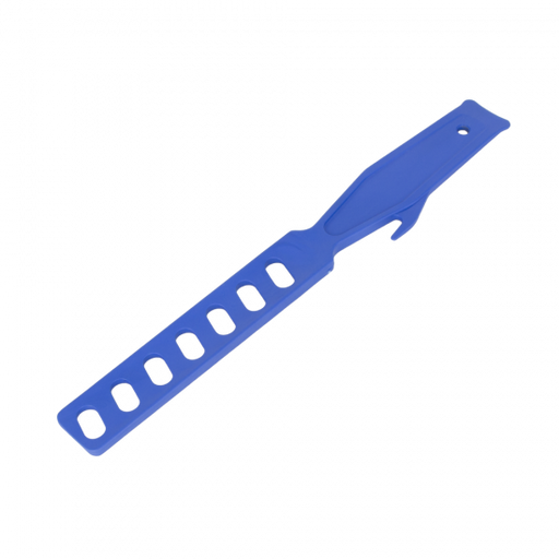 30cm Plastic Paint Stirrer front view showing full length and notched design.