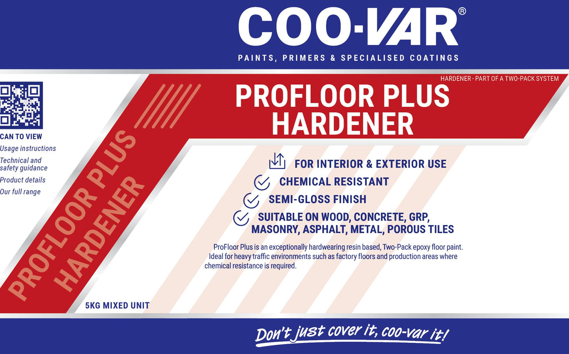 Profloor Plus Paint Hardener Label Front