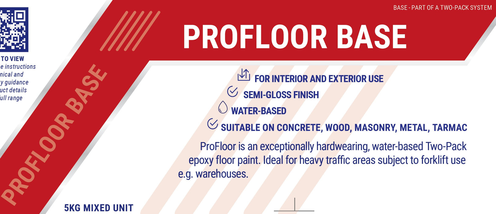 Coo-Var Profloor Epoxy Floor Paint base component front label.