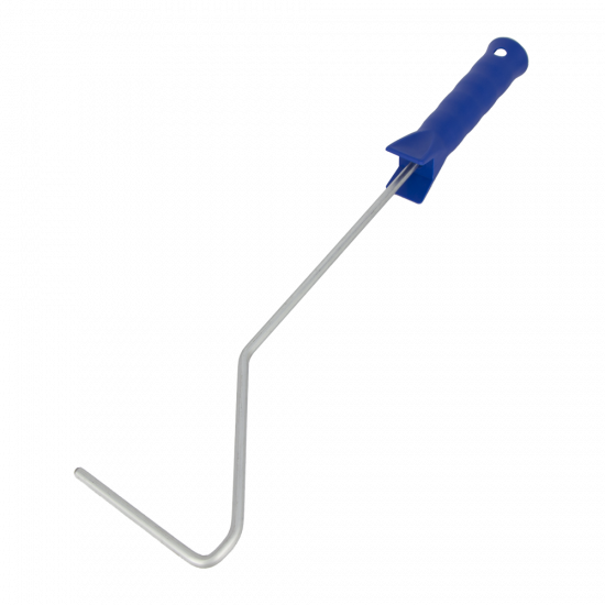 Radiator Roller Arm Frame front view showing slim angled design and grip handle.