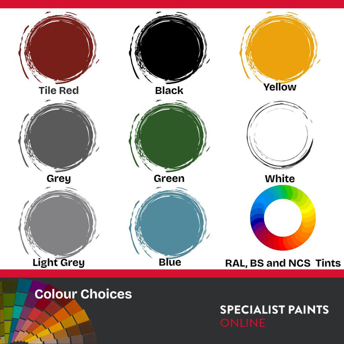 SPO Anti-Slip Floor Paint available in a range of colour options.