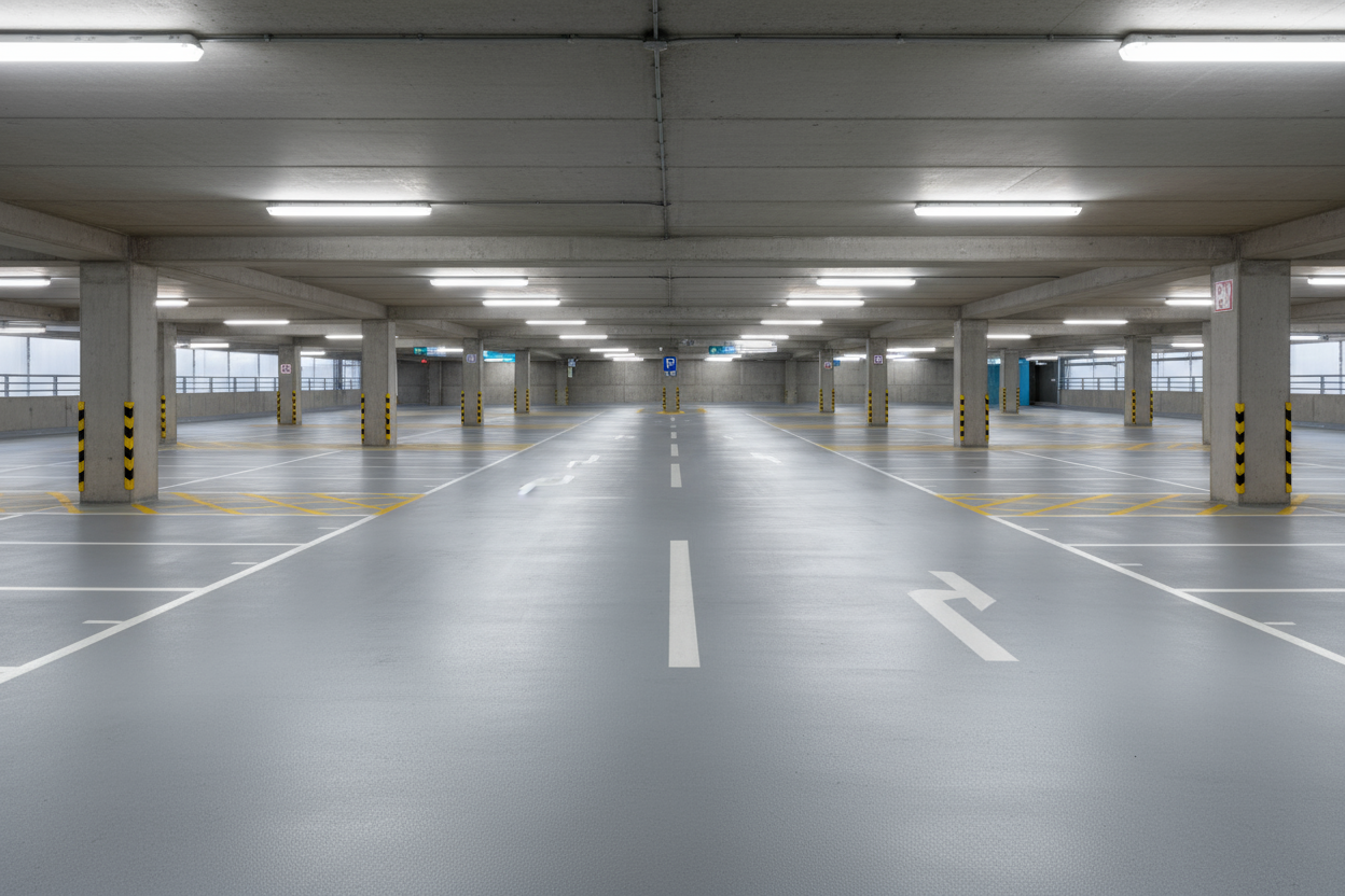 Car Park Floor Paint: Anti-Slip Line Marking and Safety Solutions