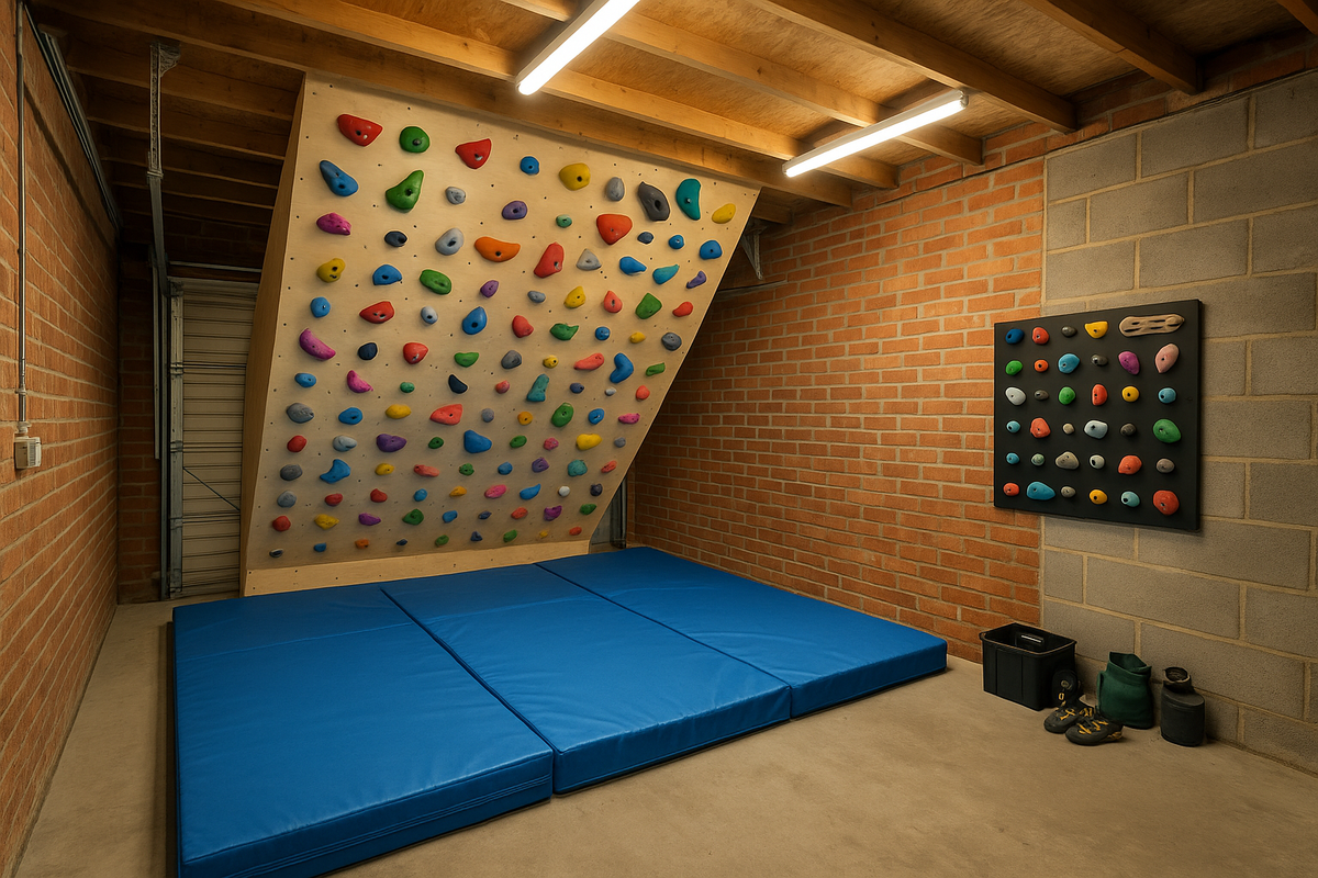 Garage Conversion Ideas UK | Transform Garage into Climbing Training ...