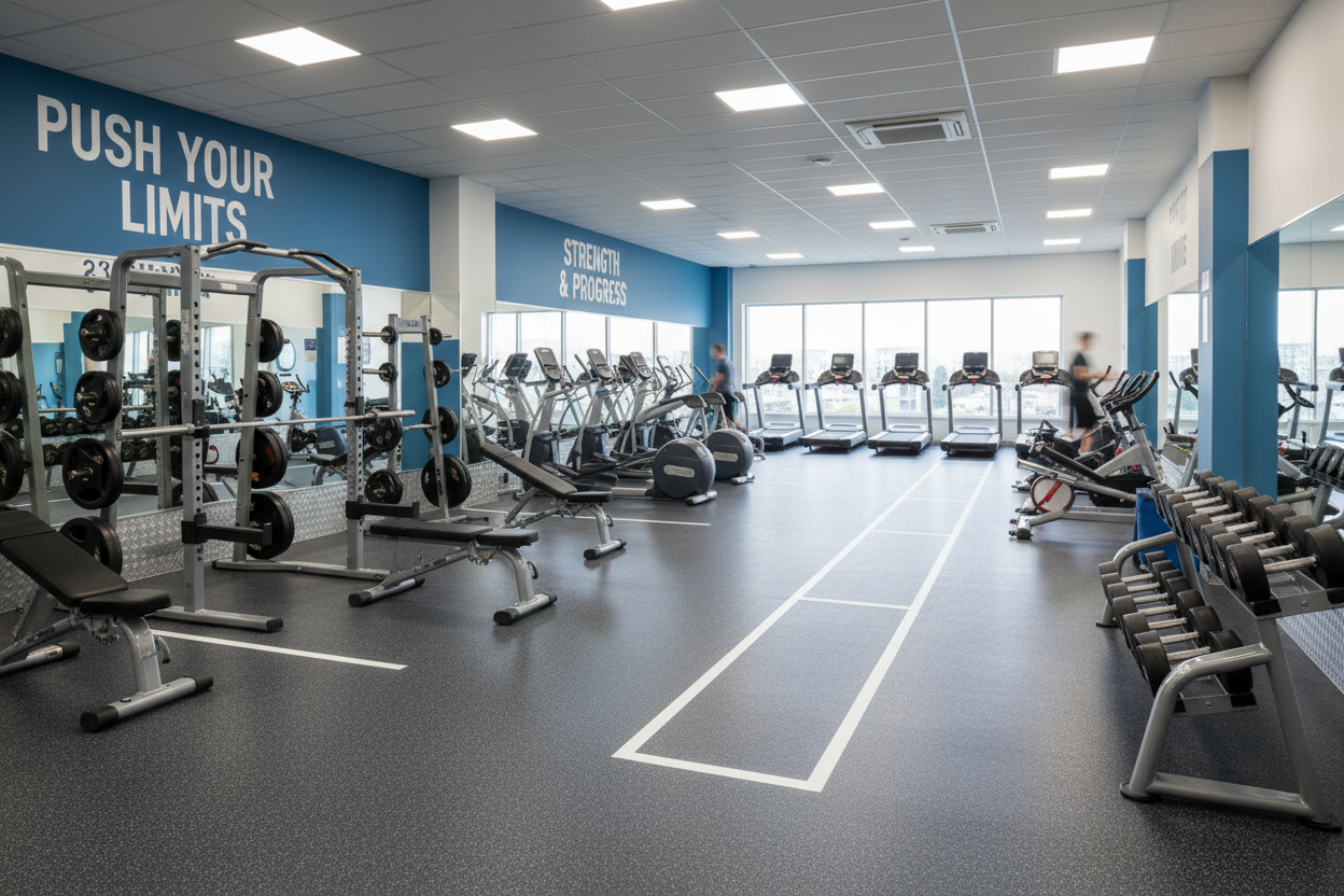Gym Floor Paint: Anti-Slip Solutions for Fitness Facilities