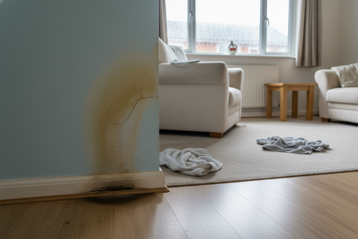 How to Paint Walls After a Flood or Water Leak UK