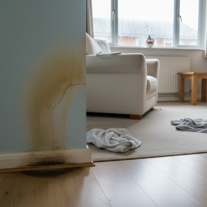 How to Paint Walls After a Flood or Water Leak UK