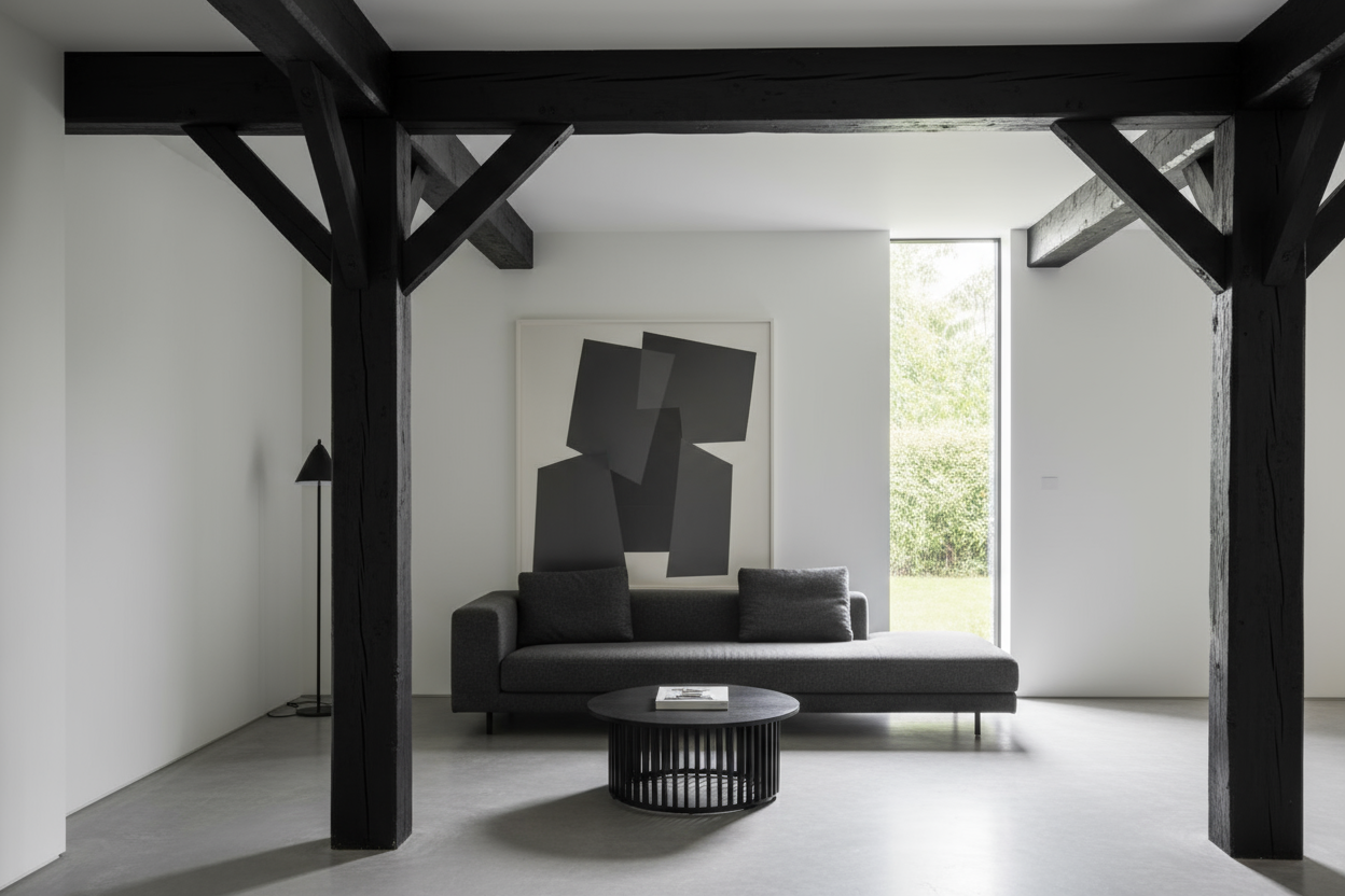 Best Matt Black Paint for Wood: Beams, Furniture & Interior Design UK