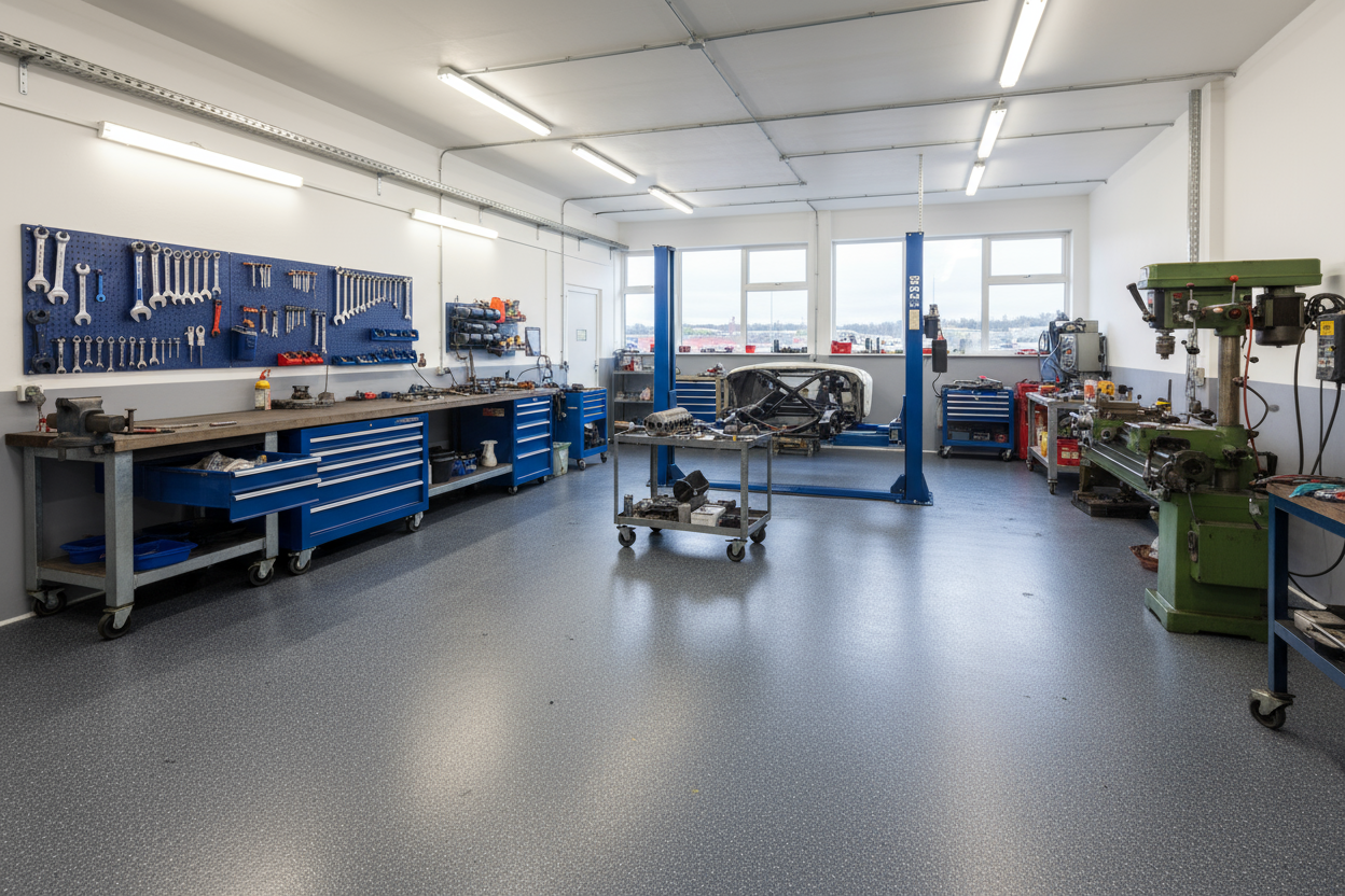 Workshop Floor Paint: Durable Anti-Slip Coatings for UK Workshops