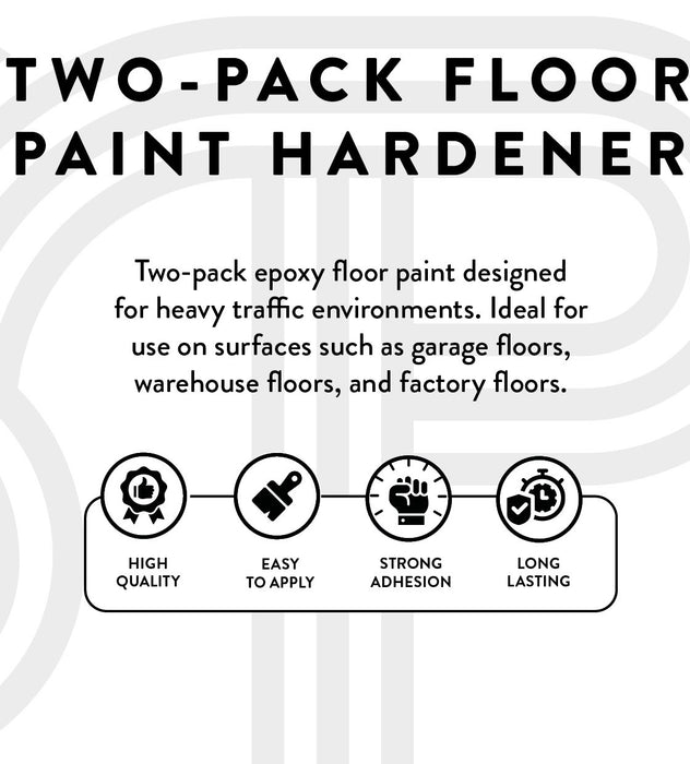 SPO Two Pack Epoxy floor Paint Hardener Label Front