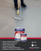 Coo-Var Dampshield Primer applied to a concrete floor as a damp-resistant surface preparation layer.
