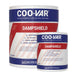 Coo-Var Dampshield Primer front of tin showing product branding and packaging.
