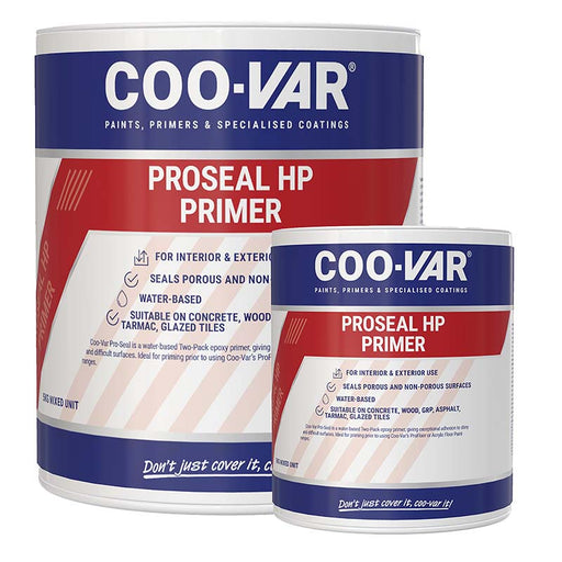 Coo-Var ProSeal High Performance Floor Primer shown in its front-facing tin.
