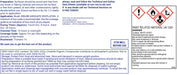 Coo-Var Teak Oil back label displaying application and care details.


