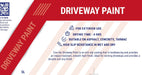 Coo-Var Driveway Paint Label Front