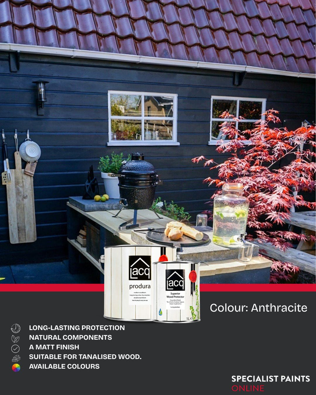Timber Protector Paint Produra Wood Stain & Protector - Premium Exterior Woodstain | Lacq ...