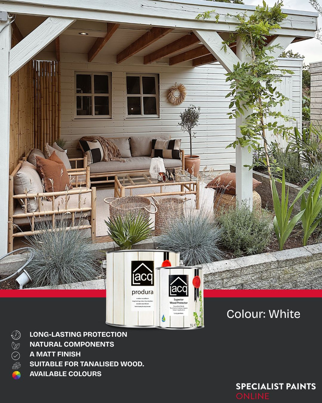 Timber Protector Paint Produra Wood Stain & Protector - Premium Exterior Woodstain | Lacq ...
