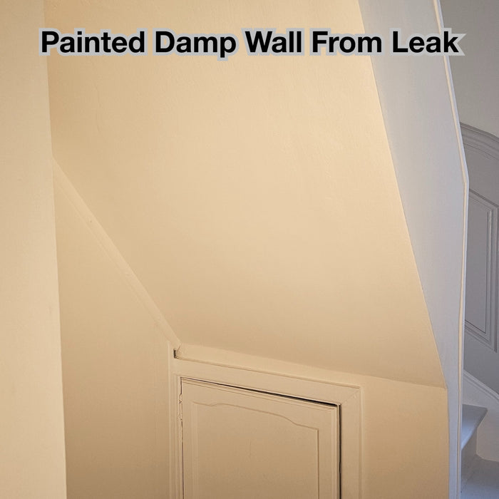 SPO Anti Damp Paint successfully applied to wall affected by leak.
