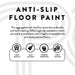 SPO Anti-Slip Floor Paint close-up of the front tin label.