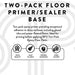 SPO Two-Pack Floor Primer & Sealer close-up of the base front label.
