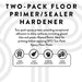 SPO Two-Pack Floor Primer & Sealer front label of the hardener component.
